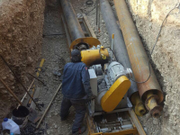 Piping operations (drilling and intubation) of the general warehouses of the Customs of West Tehran